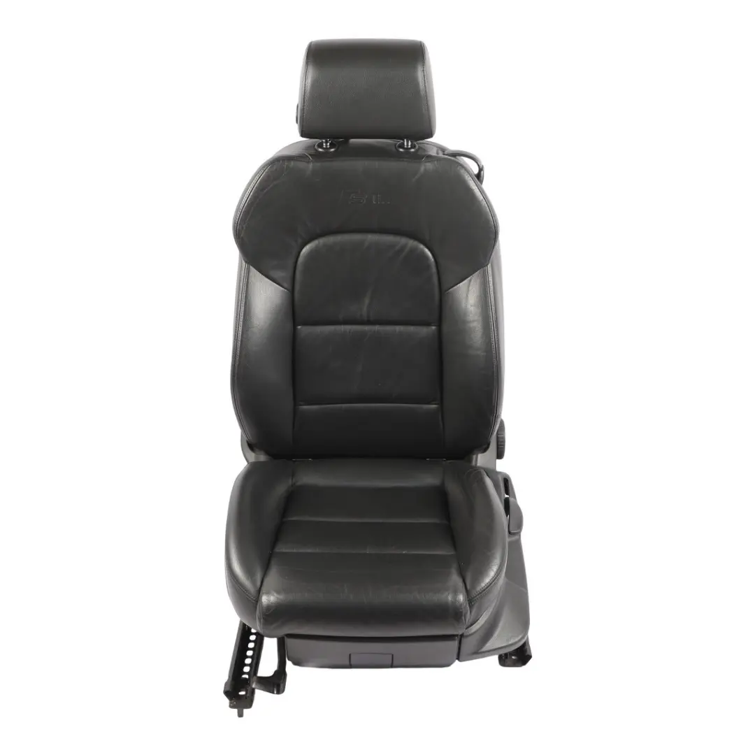 Front Seat Leather Soul Black Vienna Left N/S to Audi A3 8P Cabrio S-Line with Part number 8P7881805M Audi A3 8P Cabrio S-Line Front Seat Leather Soul Black Vienna Left N/S - SKU 8P7881805M - Part number 8P7881805M