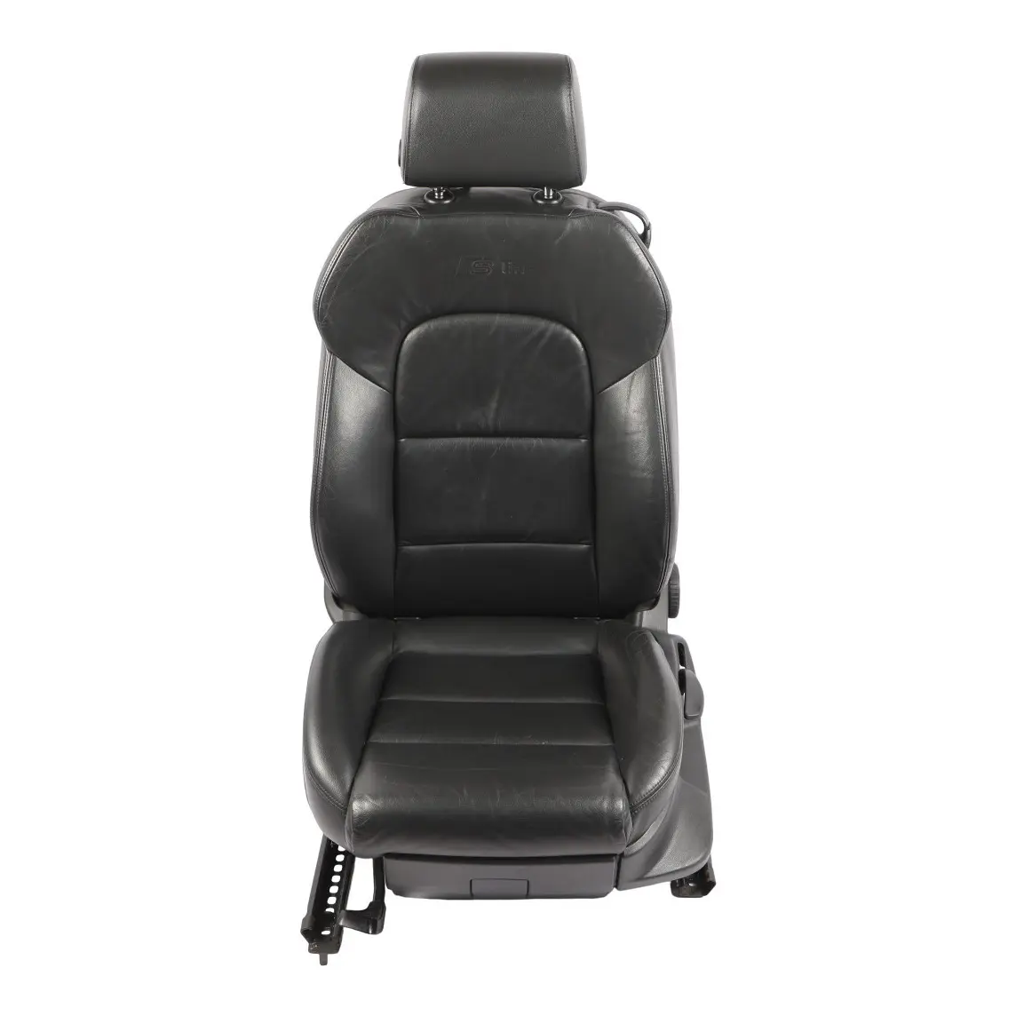 Audi A3 8P Cabrio S-Line Front Seat Leather Soul Black Vienna Left N/S