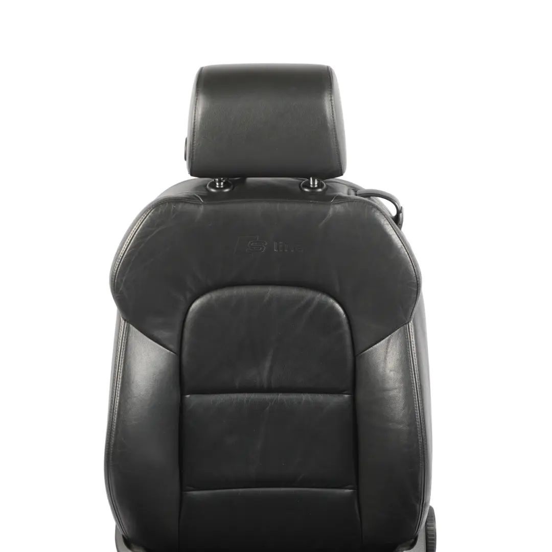 Front Seat Leather Soul Black Vienna Left N/S to Audi A3 8P Cabrio S-Line with Part number 8P7881805M Audi A3 8P Cabrio S-Line Front Seat Leather Soul Black Vienna Left N/S - SKU 8P7881805M - Part number 8P7881805M
