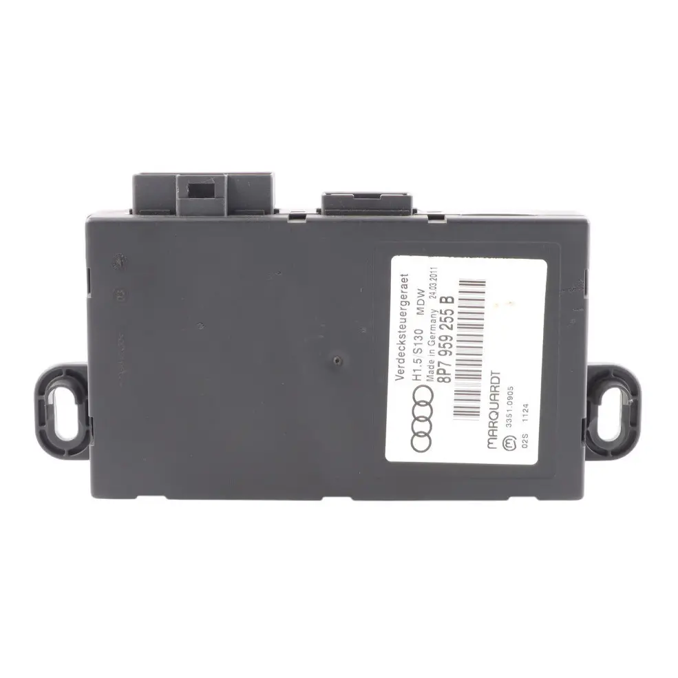 Audi A3 8P Convertible Folding Roof Module Control Unit ECU 8P7959255