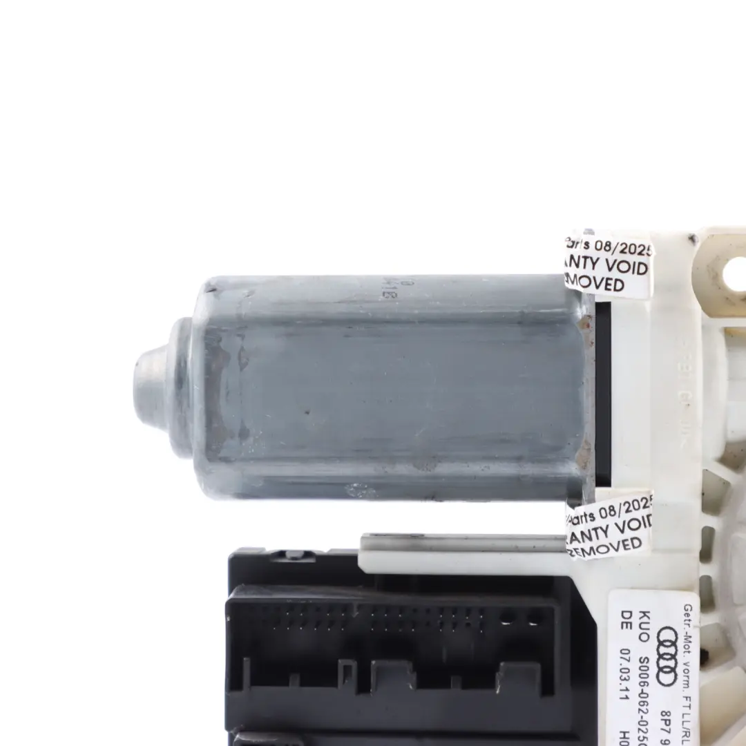 Front Window Motor Lifter Regulator Right O/S to Audi A3 8P Cabrio with Part number 8P7959801F Audi A3 8P Cabrio Front Window Motor Lifter Regulator Right O/S - SKU 8P7959801F - Part number 8P7959801F