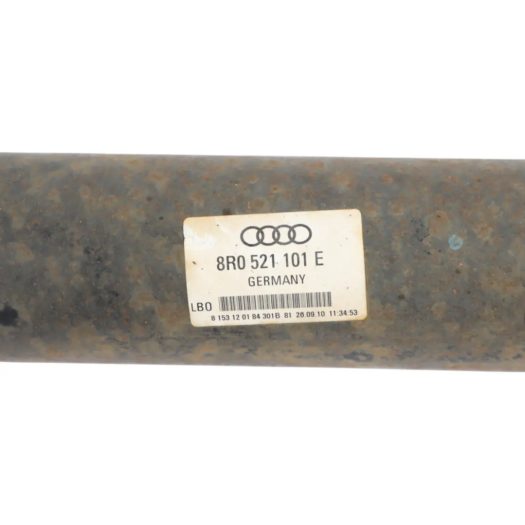Audi Q5 8R Quattro Wał Napędowy Automat 2.0 TDI - SKU 8R0521101E - Numer Części 8R0521101E