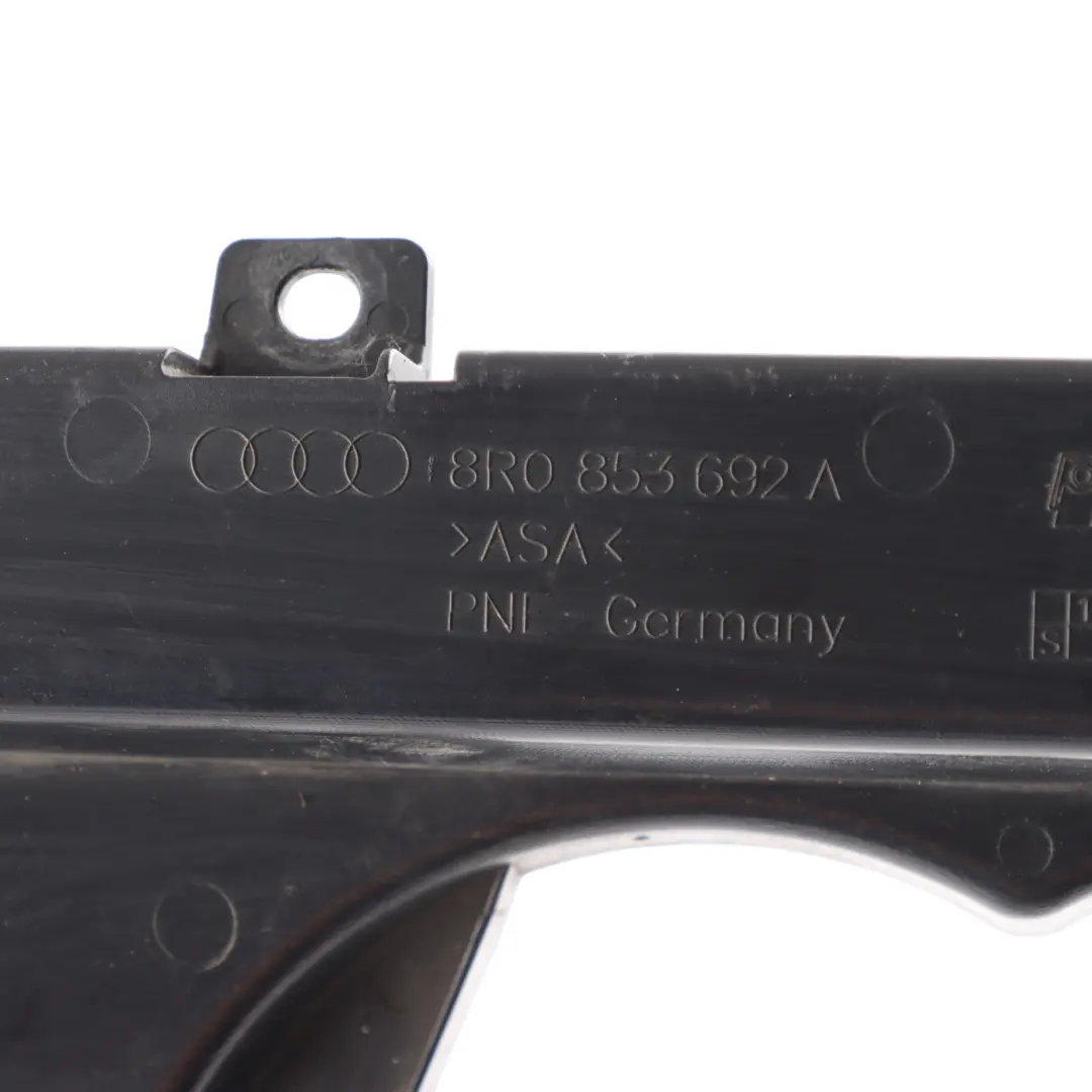 Front Grille Striker Plate Carrier Holder Cover to Audi Q5 SQ5 8R with Part number 8R0853692A Audi Q5 SQ5 8R Front Grille Striker Plate Carrier Holder Cover - SKU 8R0853692A - Part number 8R0853692A