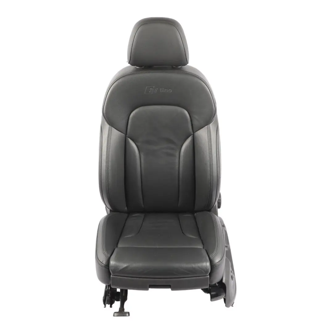 Audi Q5 8R S-Line Front Seat Sport Leather Interior Soul Black Left N/S - SKU 8R0881805S-1 - Part number 8R0881805S