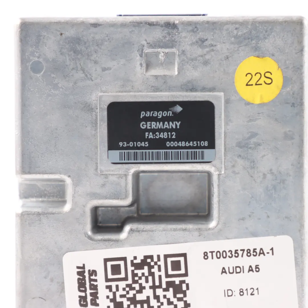 Audi A5 8T MMI Multimedia Interface Unit Module Control ECU - SKU 8T0035785A-1 - Part number 8T0035785A