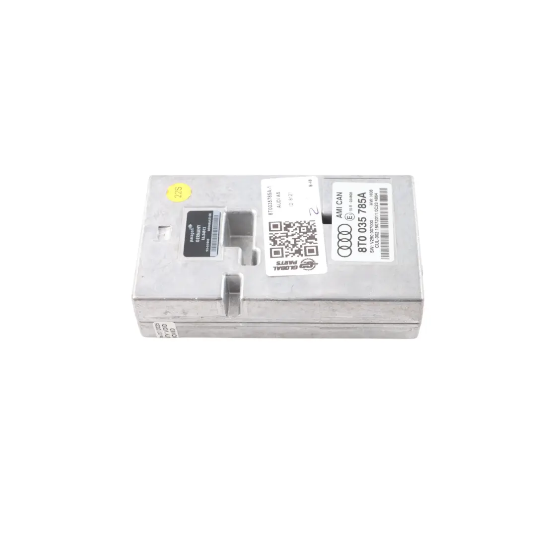 MMI Multimedia Interface Unit Module Control ECU to Audi A5 8T with Part number 8T0035785A Audi A5 8T MMI Multimedia Interface Unit Module Control ECU - SKU 8T0035785A-1 - Part number 8T0035785A