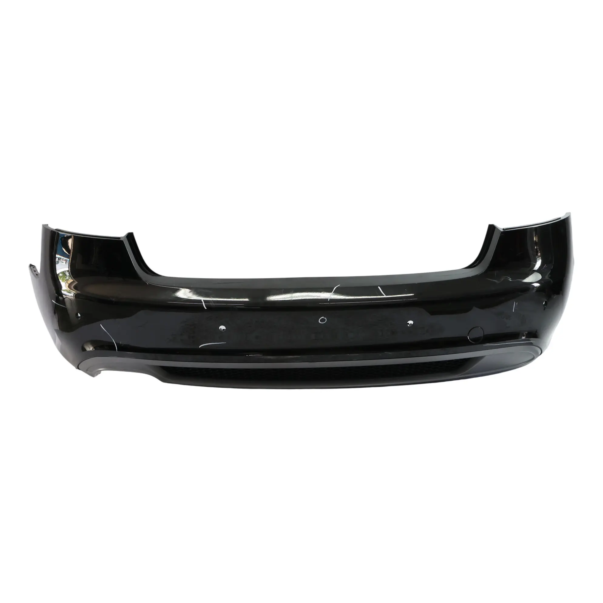 Audi A5 S5 8T Rear Bumper Trim Panel Covering Brilliant Black Metallic - Y9B