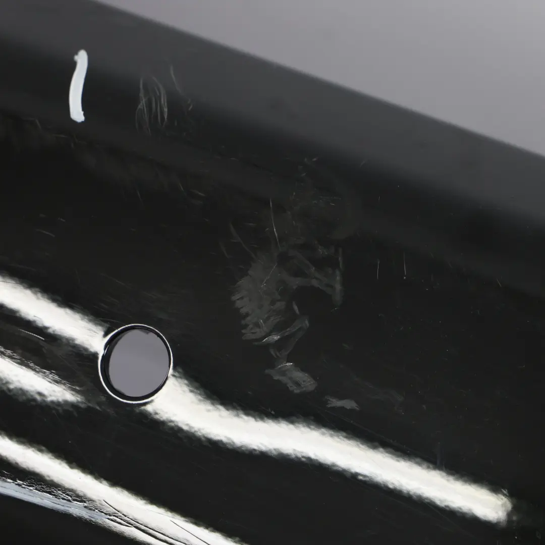 Bumper Trim Panel Covering Brilliant Black Metallic - Y9B to Audi A5 S5 8T Rear with Part number 8T0807303C Audi A5 S5 8T Rear Bumper Trim Panel Covering Brilliant Black Metallic - Y9B - SKU 8T0807303C-BBL1 - Part number 8T0807303C