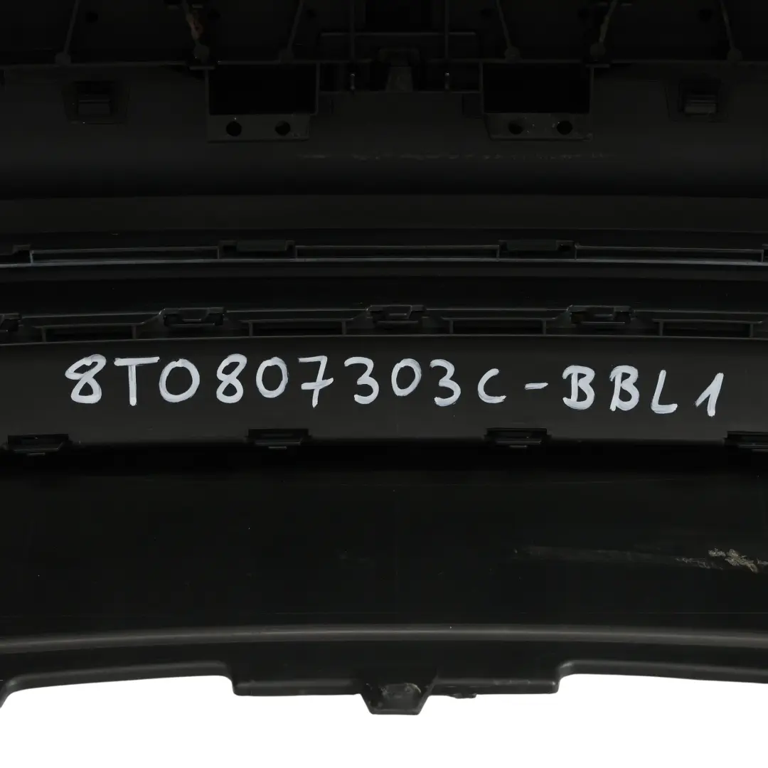 Bumper Trim Panel Covering Brilliant Black Metallic - Y9B to Audi A5 S5 8T Rear with Part number 8T0807303C Audi A5 S5 8T Rear Bumper Trim Panel Covering Brilliant Black Metallic - Y9B - SKU 8T0807303C-BBL1 - Part number 8T0807303C