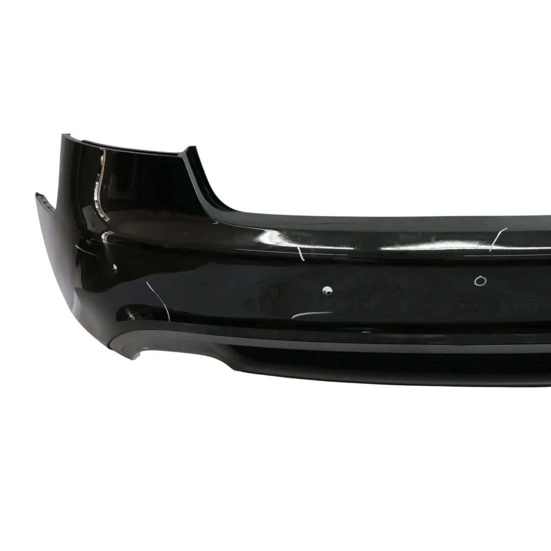 Audi A5 S5 8T Rear Bumper Trim Panel Covering Brilliant Black Metallic - Y9B - SKU 8T0807303C-BBL1 - Part number 8T0807303C