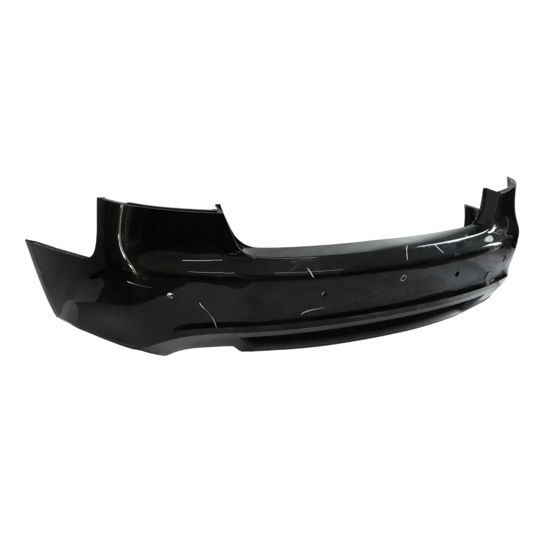 Audi A5 S5 8T Rear Bumper Trim Panel Covering Brilliant Black Metallic - Y9B - SKU 8T0807303C-BBL1 - Part number 8T0807303C