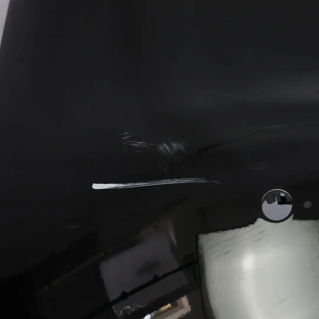Audi A5 S5 8T Rear Bumper Trim Panel Covering Brilliant Black Metallic - Y9B - SKU 8T0807303C-BBL1 - Part number 8T0807303C