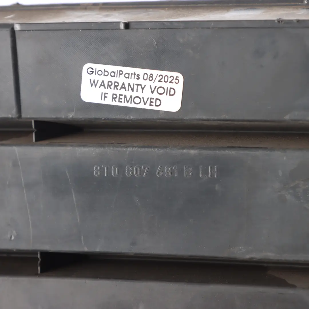 Fog Light Cover Front Bumper Left N/S Grid Grille Trim to Audi A5 8T with Part number 8T0807681B Audi A5 8T Fog Light Cover Front Bumper Left N/S Grid Grille Trim - SKU 8T0807681B - Part number 8T0807681B