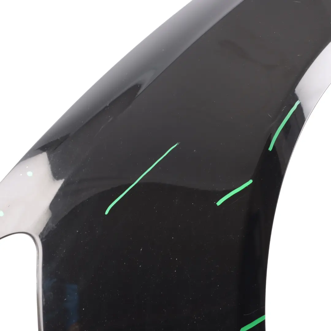 Side Panel Front Left N/S Wing Fender Brilliant Black Metallic - Y9B to Audi A5 8T with Part number 8T0821105H Audi A5 8T Side Panel Front Left N/S Wing Fender Brilliant Black Metallic - Y9B - SKU 8T0821105H-BBL - Part number 8T0821105H