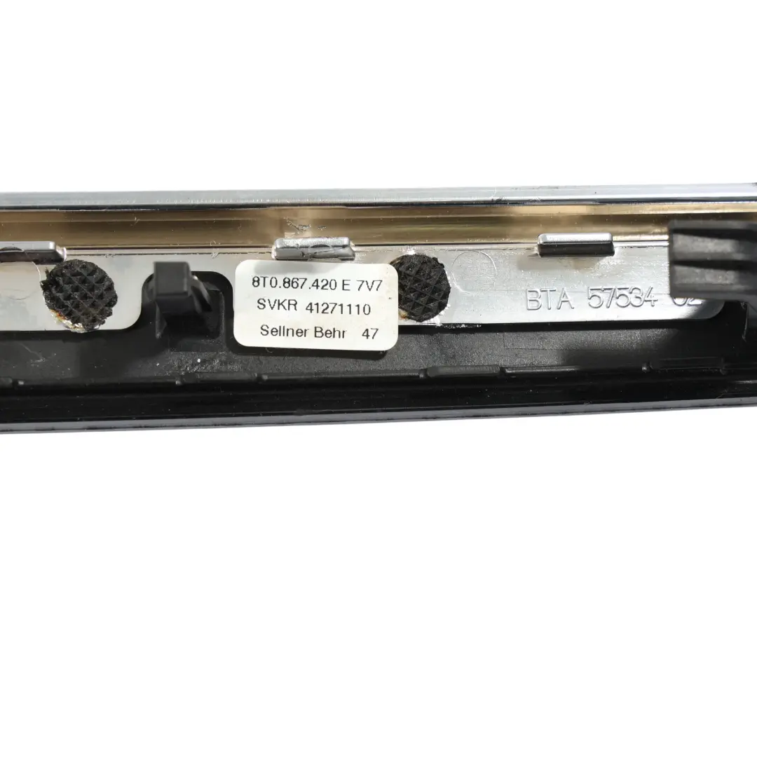 Audi A5 S5 8T Strip Rear Right O/S Side Quarter Panel Trim Carbon - SKU 8T0867420E - Part number 8T0867420E
