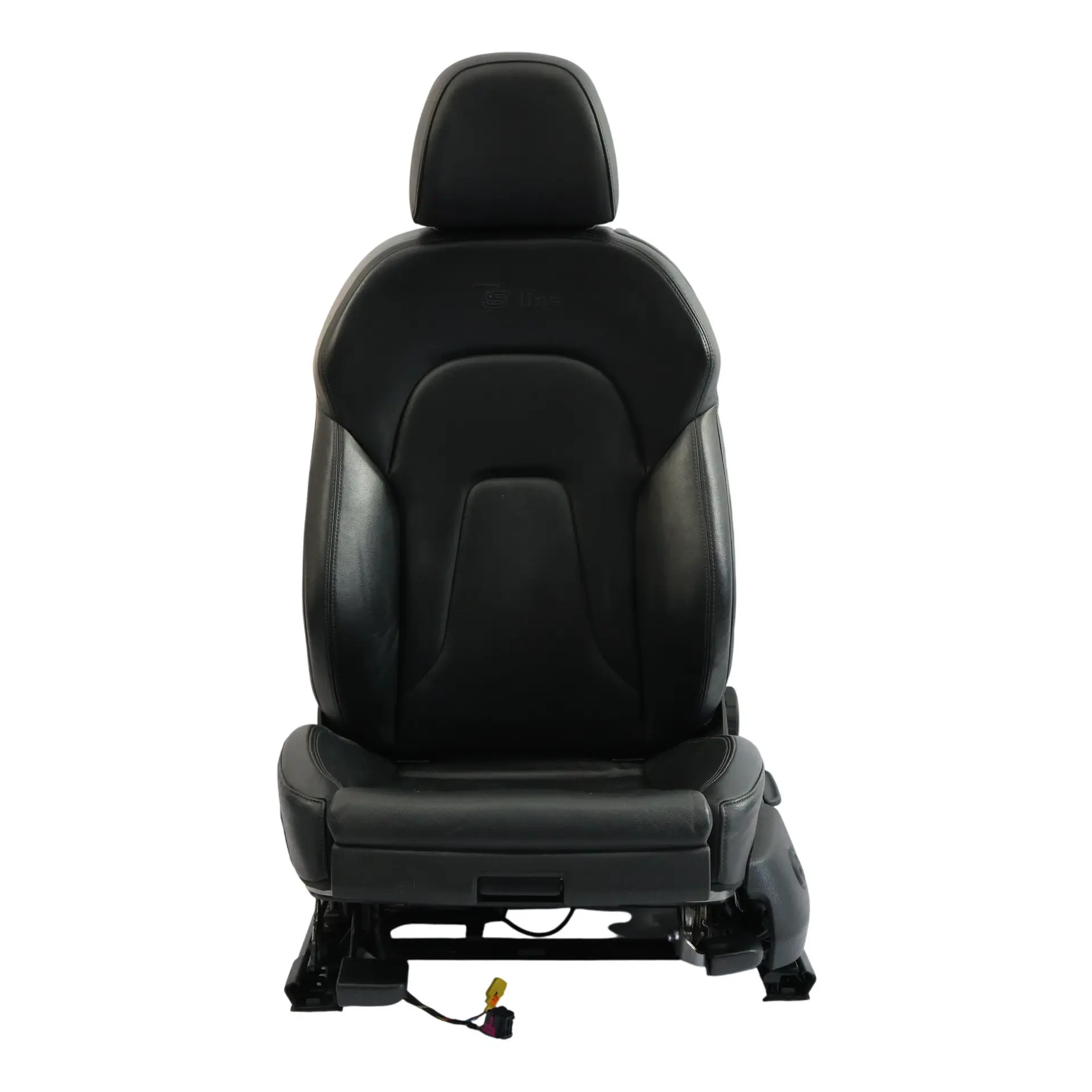 Audi A5 8T Coupe Front Seat S-Line Heated Interior Leather Soul Black Left N/S
