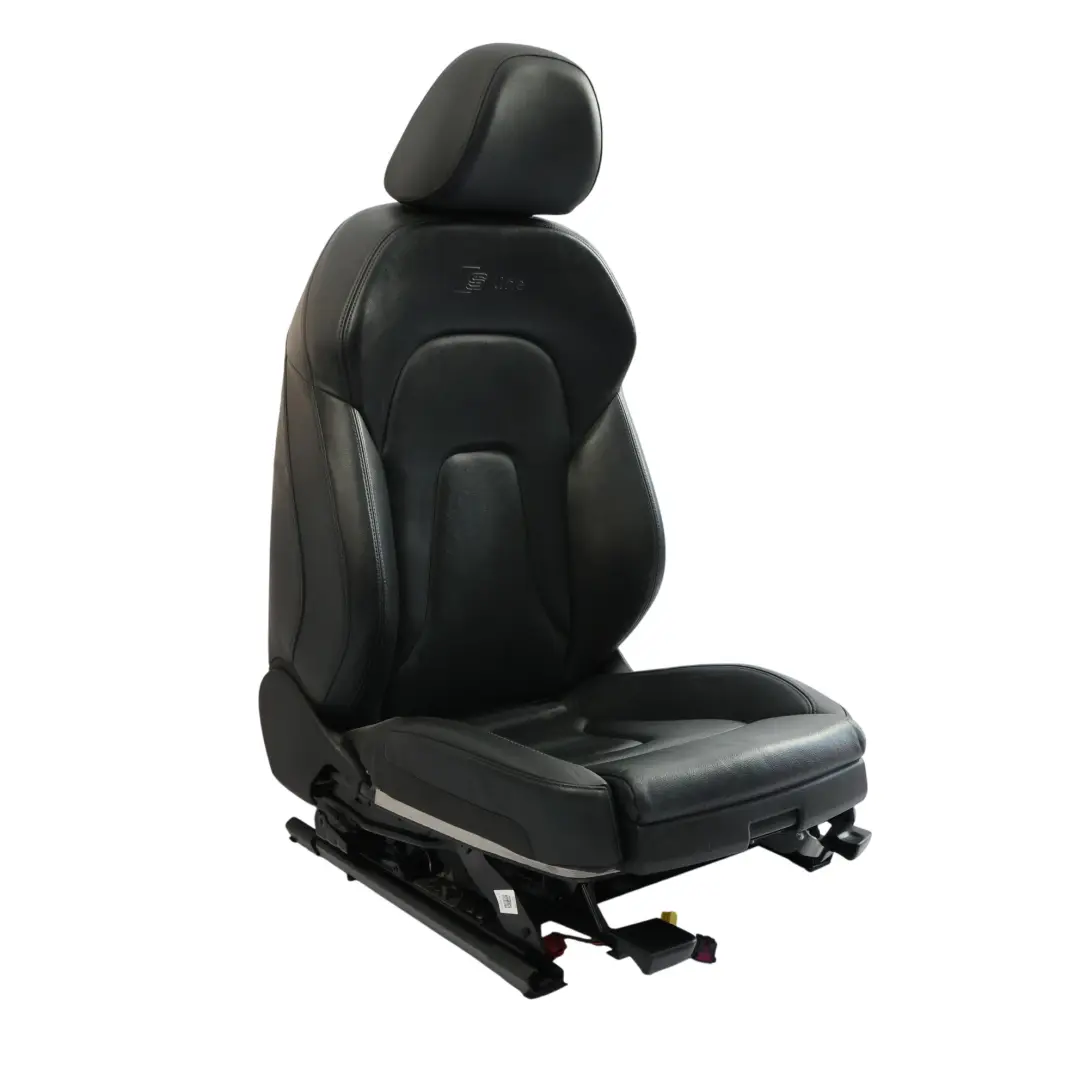 Audi A5 8T Coupe S-Line Front Seat Heated Interior Leather Soul Black Left N/S - SKU 8T0881805Q - Part number 8T0881805Q