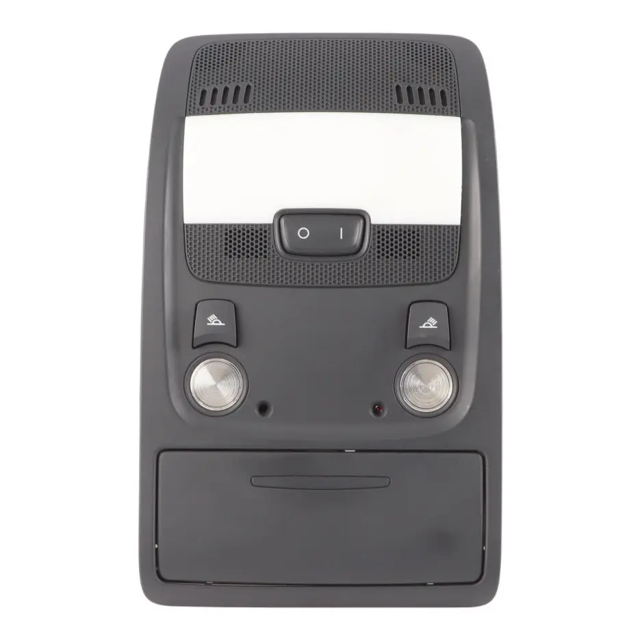 Audi A4 B8 Roof Interior Reading Light Lamp Front Panel Black - SKU 8T0947135BE-1 - Part number 8T0947135BE