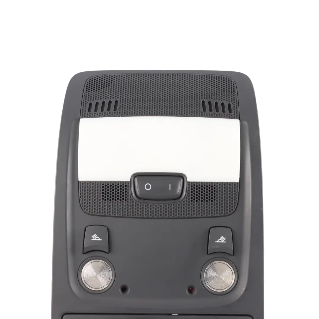 Roof Interior Reading Light Lamp Front Panel Black to Audi A4 B8 with Part number 8T0947135BE Audi A4 B8 Roof Interior Reading Light Lamp Front Panel Black - SKU 8T0947135BE-1 - Part number 8T0947135BE
