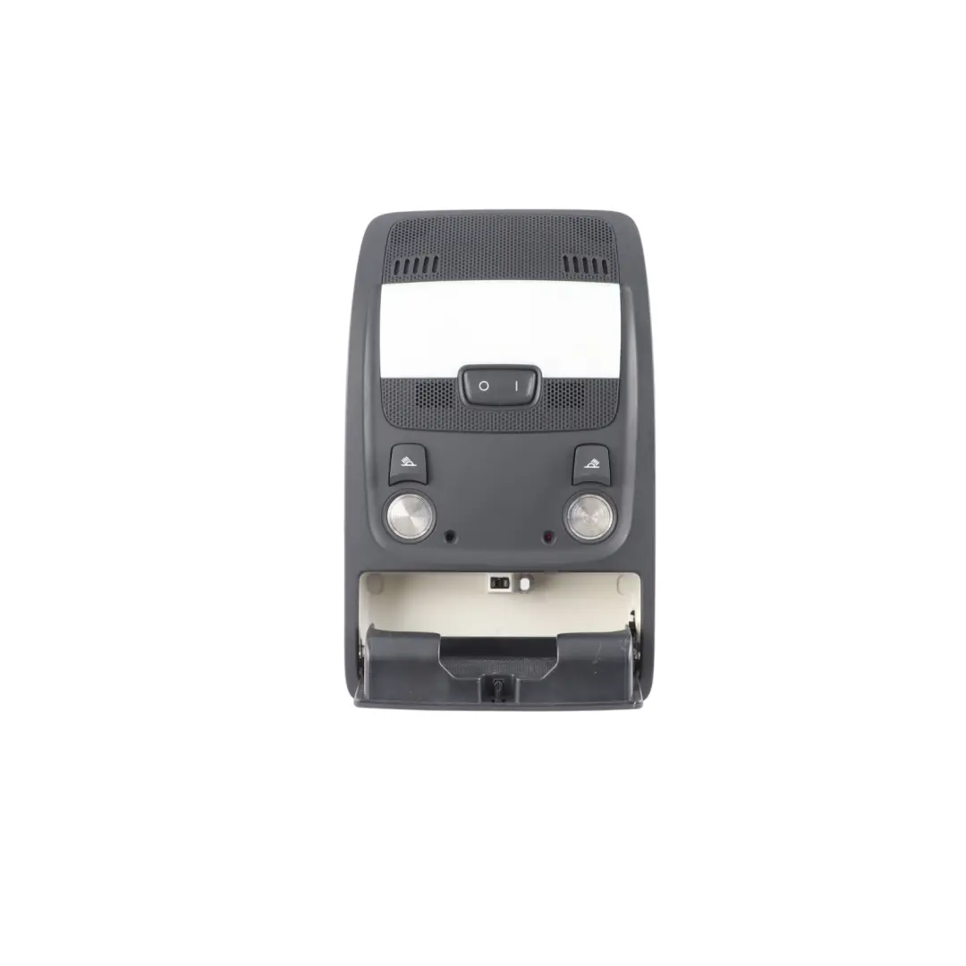 Audi A4 B8 Roof Interior Reading Light Lamp Front Panel Black - SKU 8T0947135BE-1 - Part number 8T0947135BE