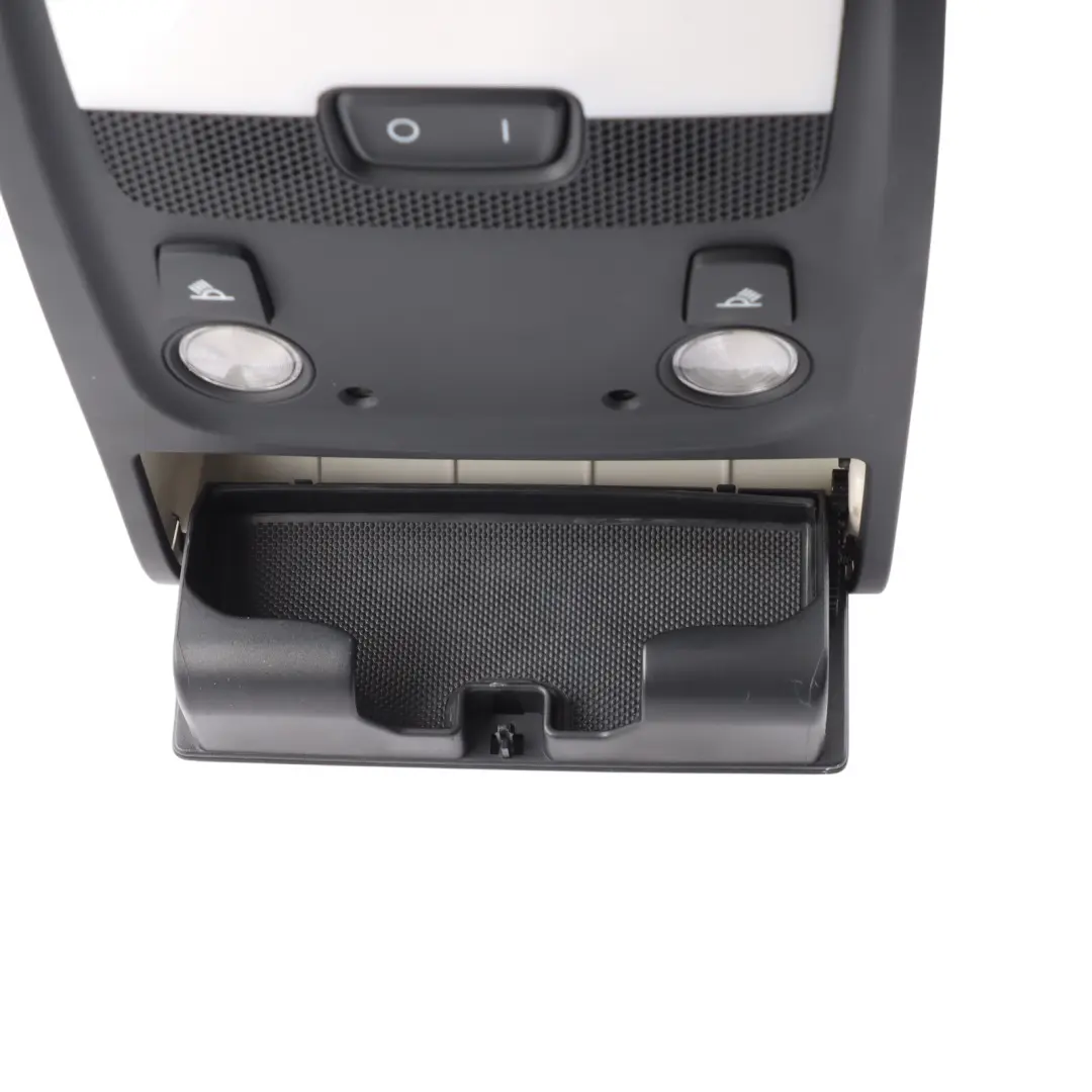 Audi A4 B8 Roof Interior Reading Light Lamp Front Panel Black - SKU 8T0947135BE-1 - Part number 8T0947135BE