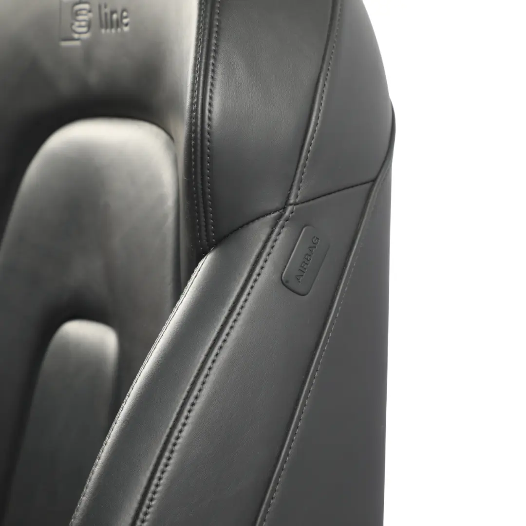 Audi A5 8T Fließheck S-Line Vordersitz Sport Beheizt Leder Seele Schwarz Links - SKU 8T8881805AB - Teilenummer 8T8881805AB