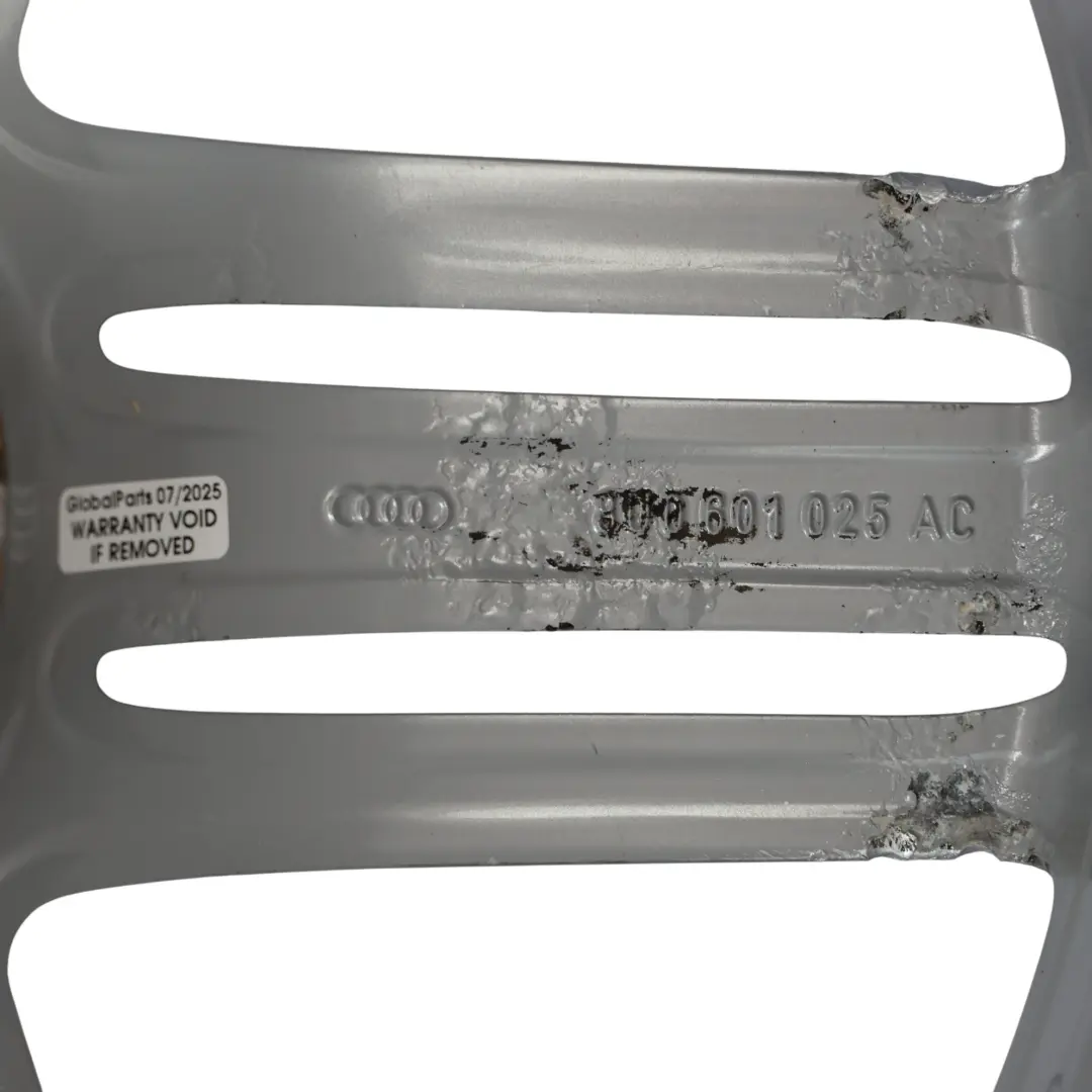 Felge Alu Silber 19" ET:36 8,5J für Audi Q3 8U mit Teilenummer 8U0601025AC Audi Q3 8U Felge Alu Silber 19" ET:36 8,5J - SKU 8U0601025AC-1 - Teilenummer 8U0601025AC