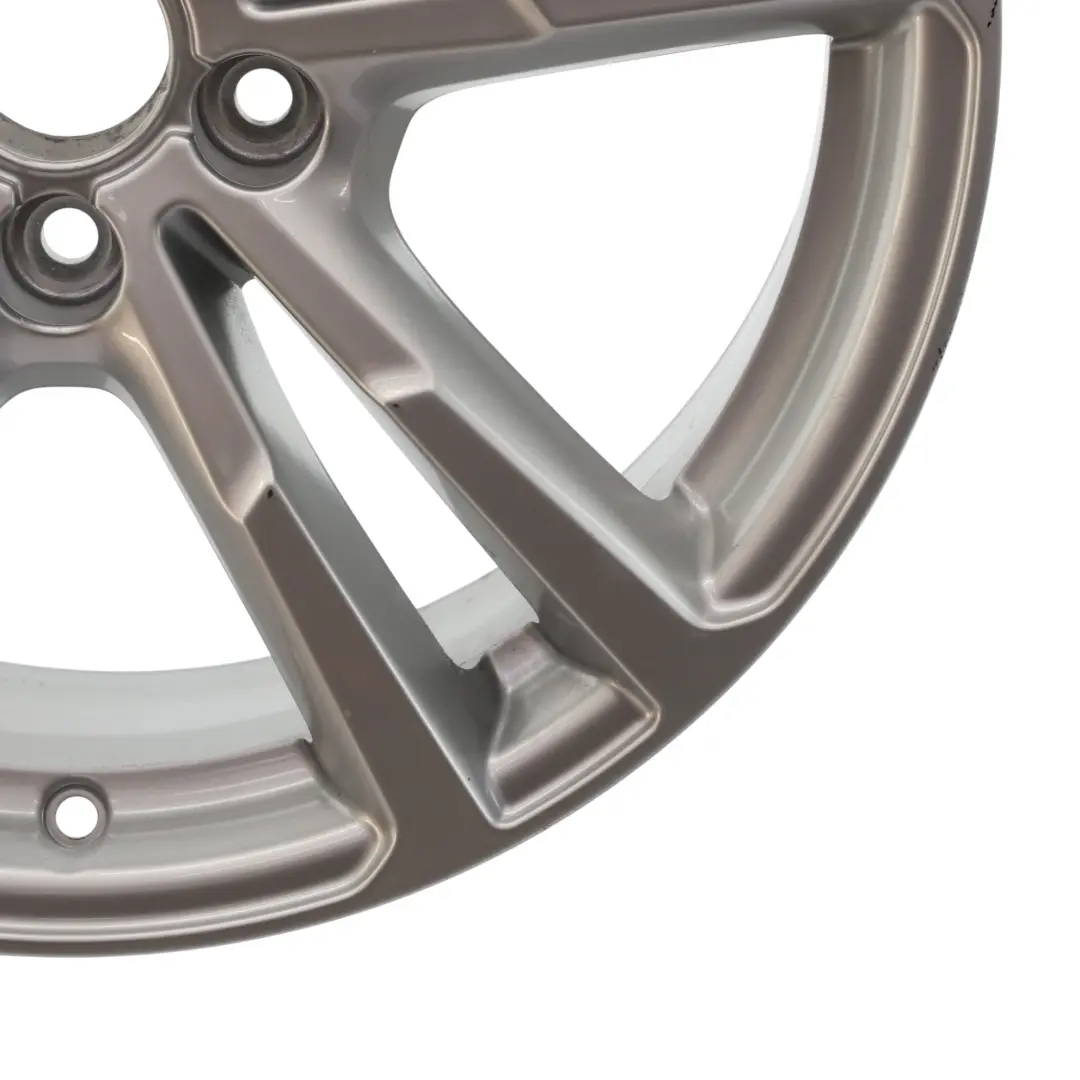 Audi Q3 8U Silver Wheel Alloy Rim 18" 7J ET:43 Double Star Spoke - SKU 8U0601025AJ-2 - Part number 8U0601025AJ