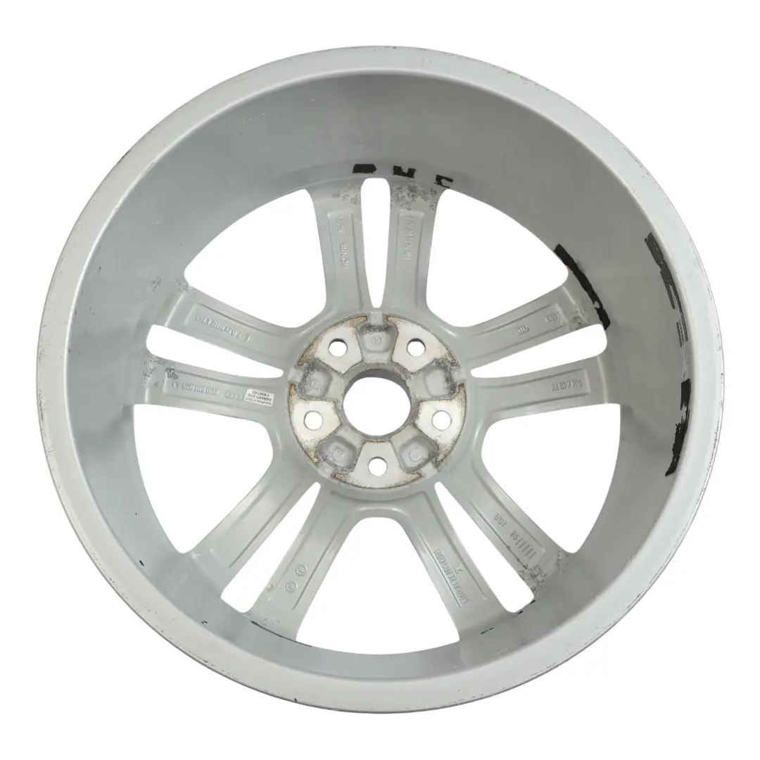 Audi Q3 8U Silver Wheel Alloy Rim 18" 7J ET:43 Double Star Spoke - SKU 8U0601025AJ-2 - Part number 8U0601025AJ