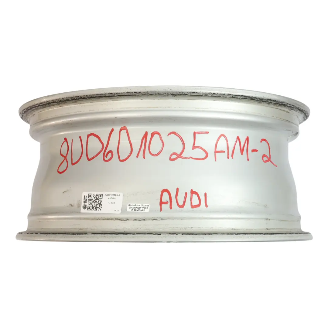 Llanta Audi Q3 8U Aleación Plata 17" ET:43 7J para con número de pieza 8U0601025AM Llanta Audi Q3 8U Aleación Plata 17" ET:43 7J - SKU 8U0601025AM-2 - Número de pieza 8U0601025AM