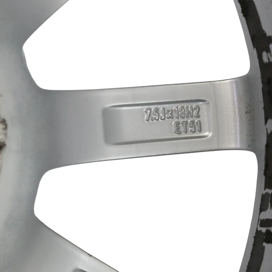 Audi A3 S3 8V Leicht Metall Felge Silber 18" 7.5J ET:51 - SKU 8V0601025AL-1 - Teilenummer 8V0601025AL