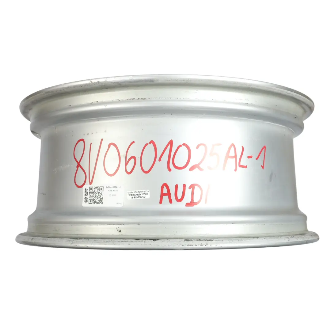Audi A3 S3 8V Jante Alliage Argent 18" 7.5J ET:51 - SKU 8V0601025AL-1 - Numéro de pièce 8V0601025AL