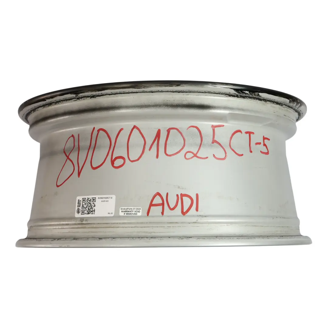 Jante Alliage Noire 17" 7,5J ET:51 À Rayons Étoilés pour Audi A3 8V à propos du numéro de pièce 8V0601025CT Audi A3 8V Jante Alliage Noire 17" 7,5J ET:51 À Rayons Étoilés - SKU 8V0601025CT-5 - Numéro de pièce 8V0601025CT