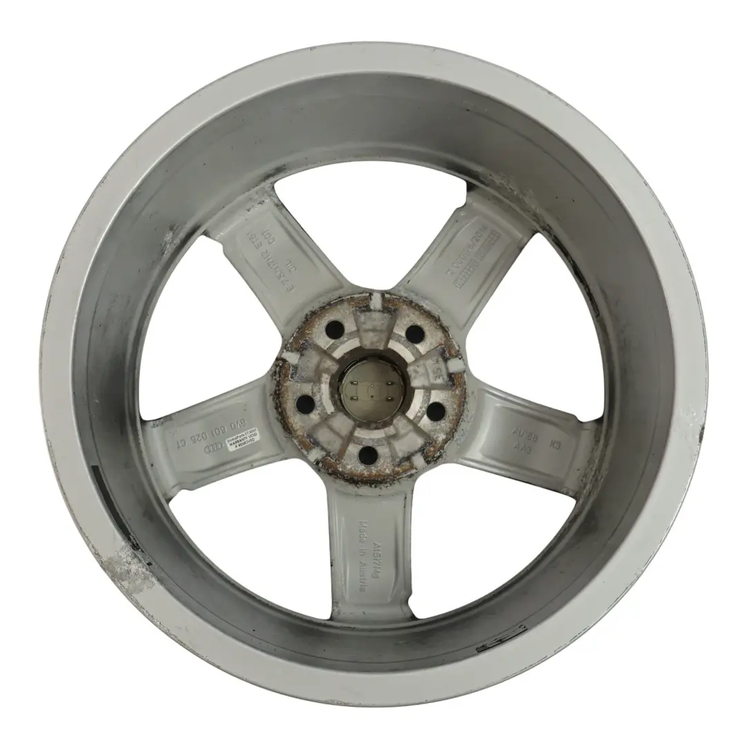 Schwarz Leichtmetallfelge 17" 7,5J ET:51 Sternspeiche für Audi A3 8V mit Teilenummer 8V0601025CT Audi A3 8V Schwarz Leichtmetallfelge 17" 7,5J ET:51 Sternspeiche - SKU 8V0601025CT-5 - Teilenummer 8V0601025CT