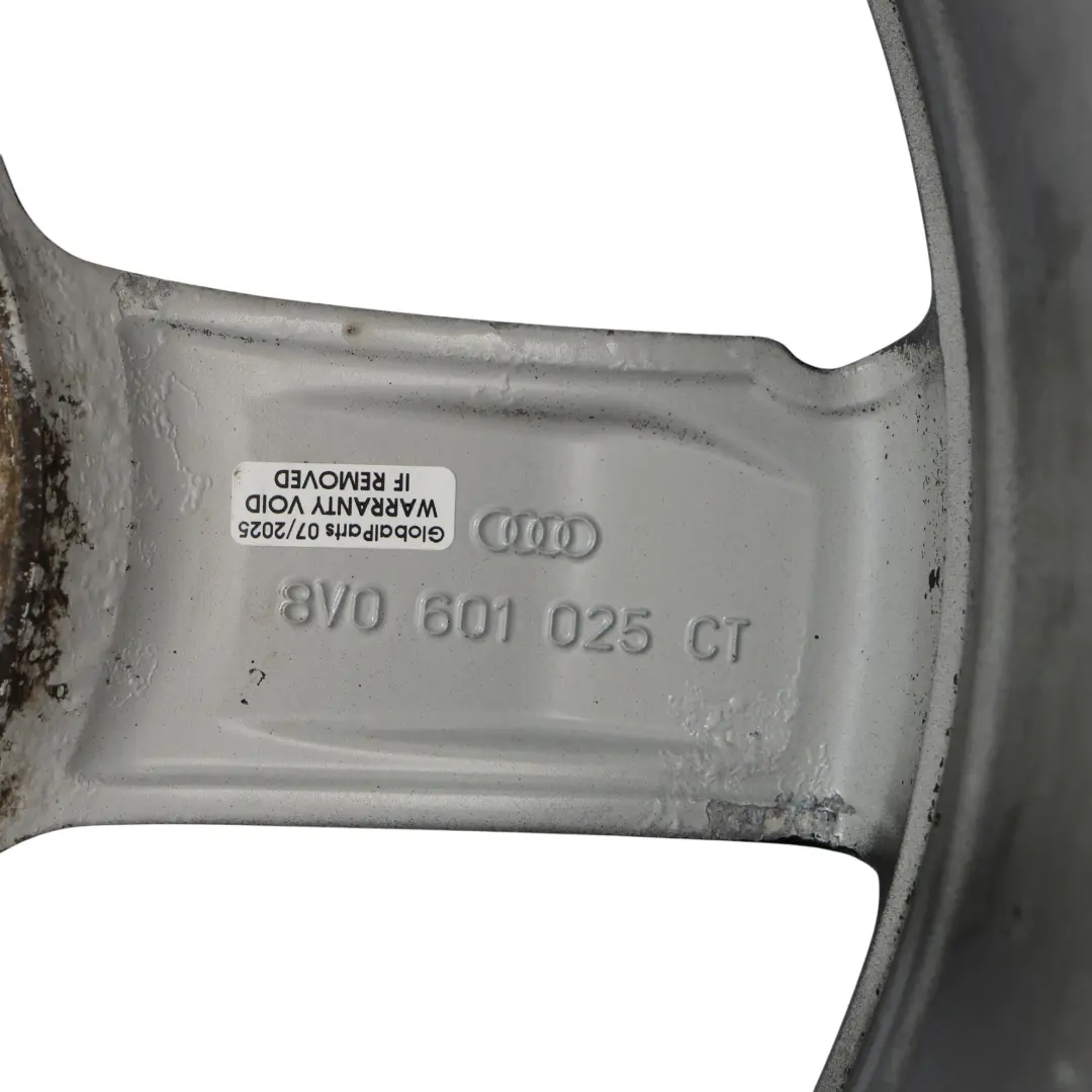 Audi A3 8V Black Wheel Alloy Rim 17" 7,5J ET:51 Star Spoke - SKU 8V0601025CT-5 - Part number 8V0601025CT