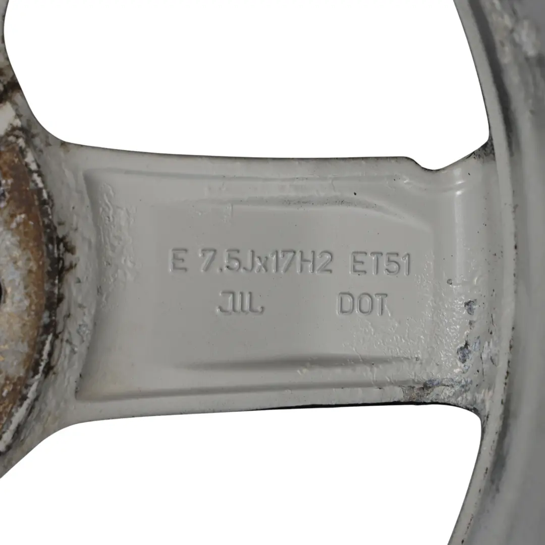 Czarna Felga Aluminiowa 17" 7,5J ET:51 Star Spoke do Audi A3 8V o numerze 8V0601025CT Audi A3 8V Czarna Felga Aluminiowa 17" 7,5J ET:51 Star Spoke - SKU 8V0601025CT-5 - Numer Części 8V0601025CT