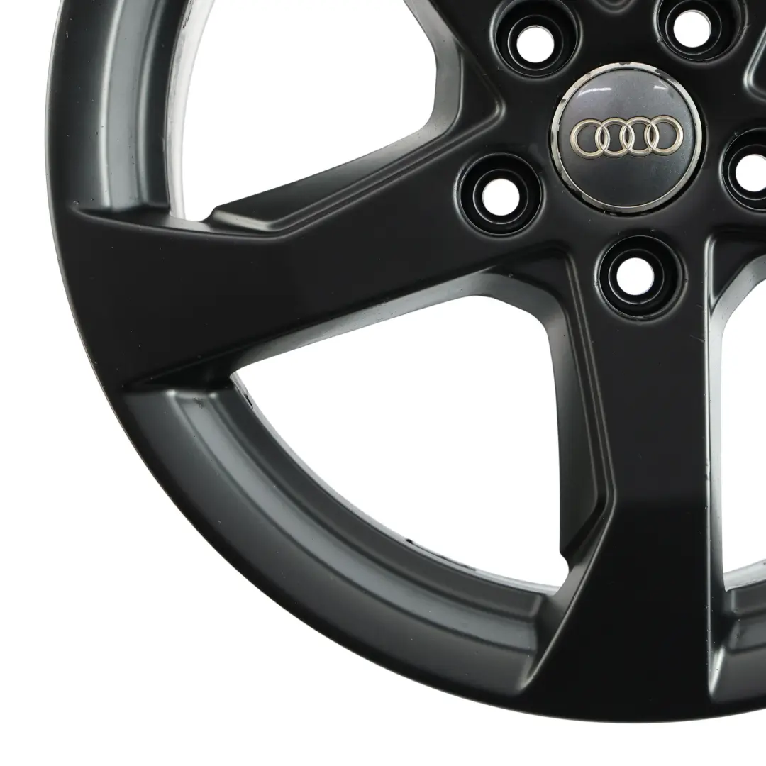 Audi A3 8V Jante Alliage Noire 17" 7,5J ET:51 À Rayons Étoilés - SKU 8V0601025CT-5 - Numéro de pièce 8V0601025CT