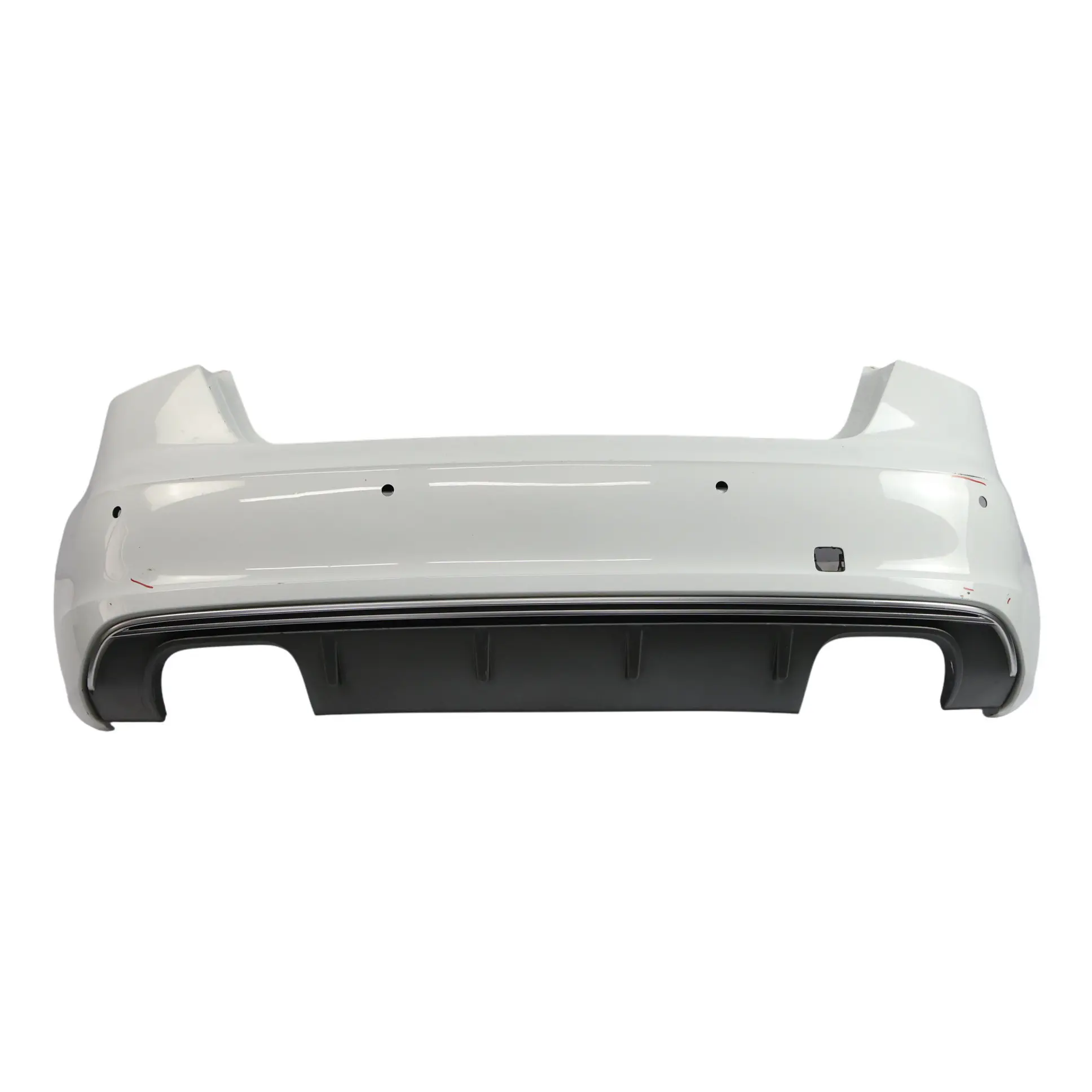 Audi S3 8V Rear Bumper Trim Panel Covering Glacier White Pearl - S9R