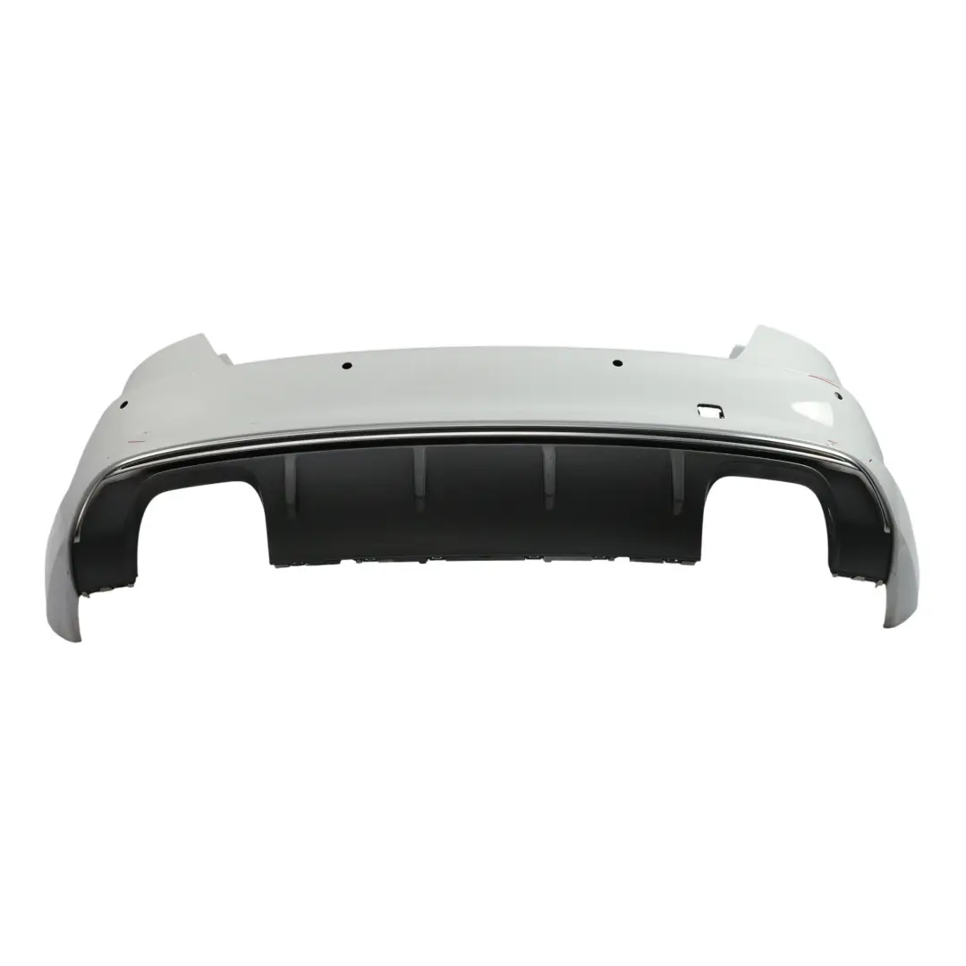 Bumper Trim Panel Covering Glacier White Pearl - S9R to Audi S3 8V Rear with Part number 8V3807067D Audi S3 8V Rear Bumper Trim Panel Covering Glacier White Pearl - S9R - SKU 8V3807067D-MGW - Part number 8V3807067D