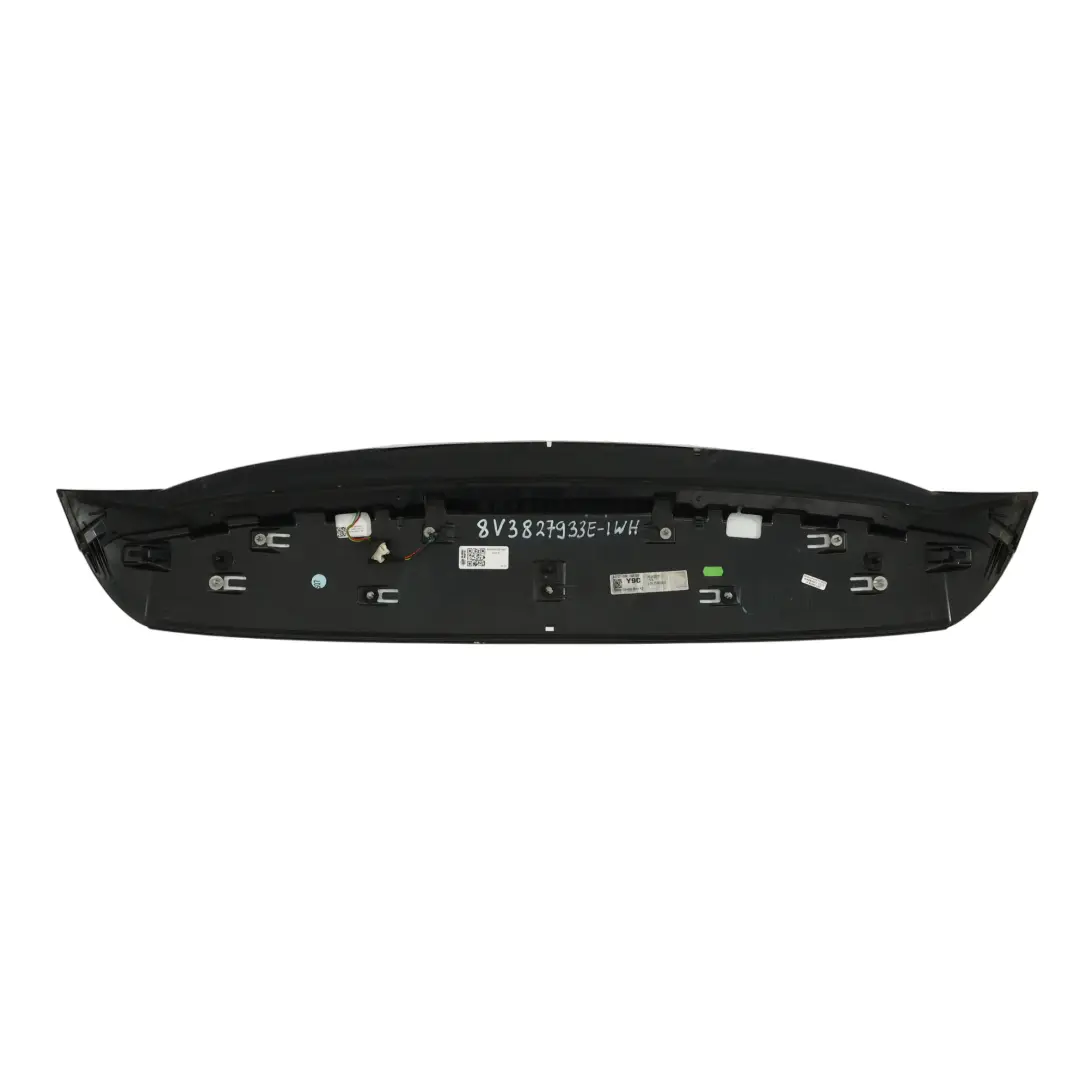 Audi A3 8V Rear Spoiler Boot Tailgate Trunk Lid Trim Panel Ibis White - Y9C - SKU 8V3827933E-IWH - Part number 8V3827933E