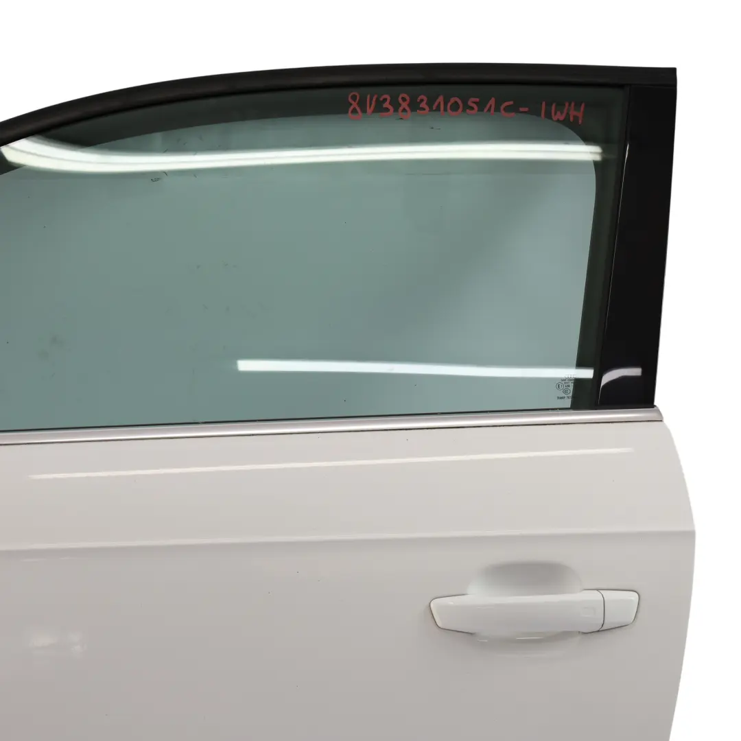 Porta Anteriore Sinistra 3 Porte Variante Ibis White Bianco - Y9C per Audi A3 8V con numero di parte 8V3831051C Audi A3 8V Porta Anteriore Sinistra 3 Porte Variante Ibis White Bianco - Y9C - SKU 8V3831051C-IWH - Numero di parte 8V3831051C