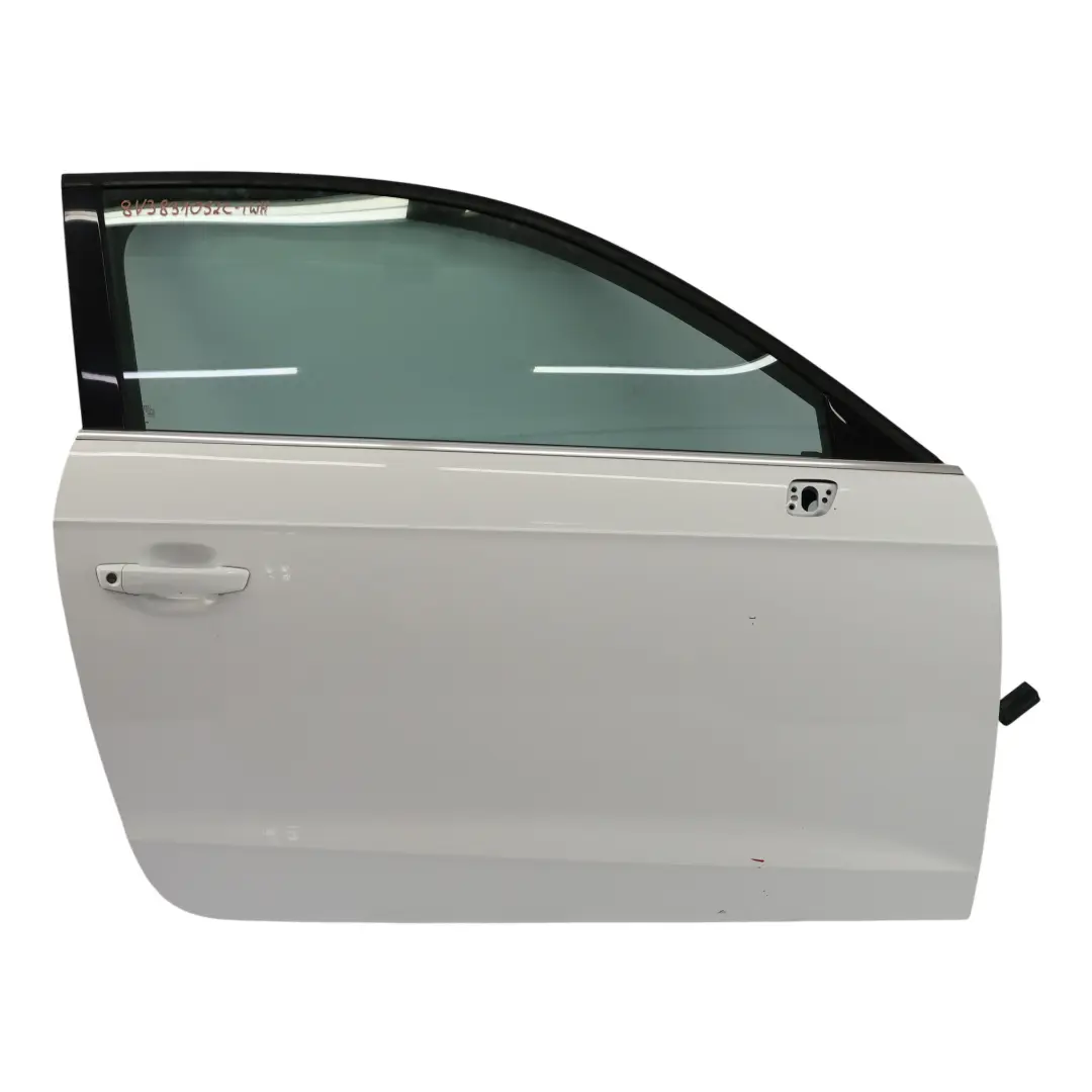 Door Front Right O/S 3-Door Variant Ibis White - Y9C to Audi A3 8V with Part number 8V3831052C Audi A3 8V Door Front Right O/S 3-Door Variant Ibis White - Y9C - SKU 8V3831052C-IWH - Part number 8V3831052C