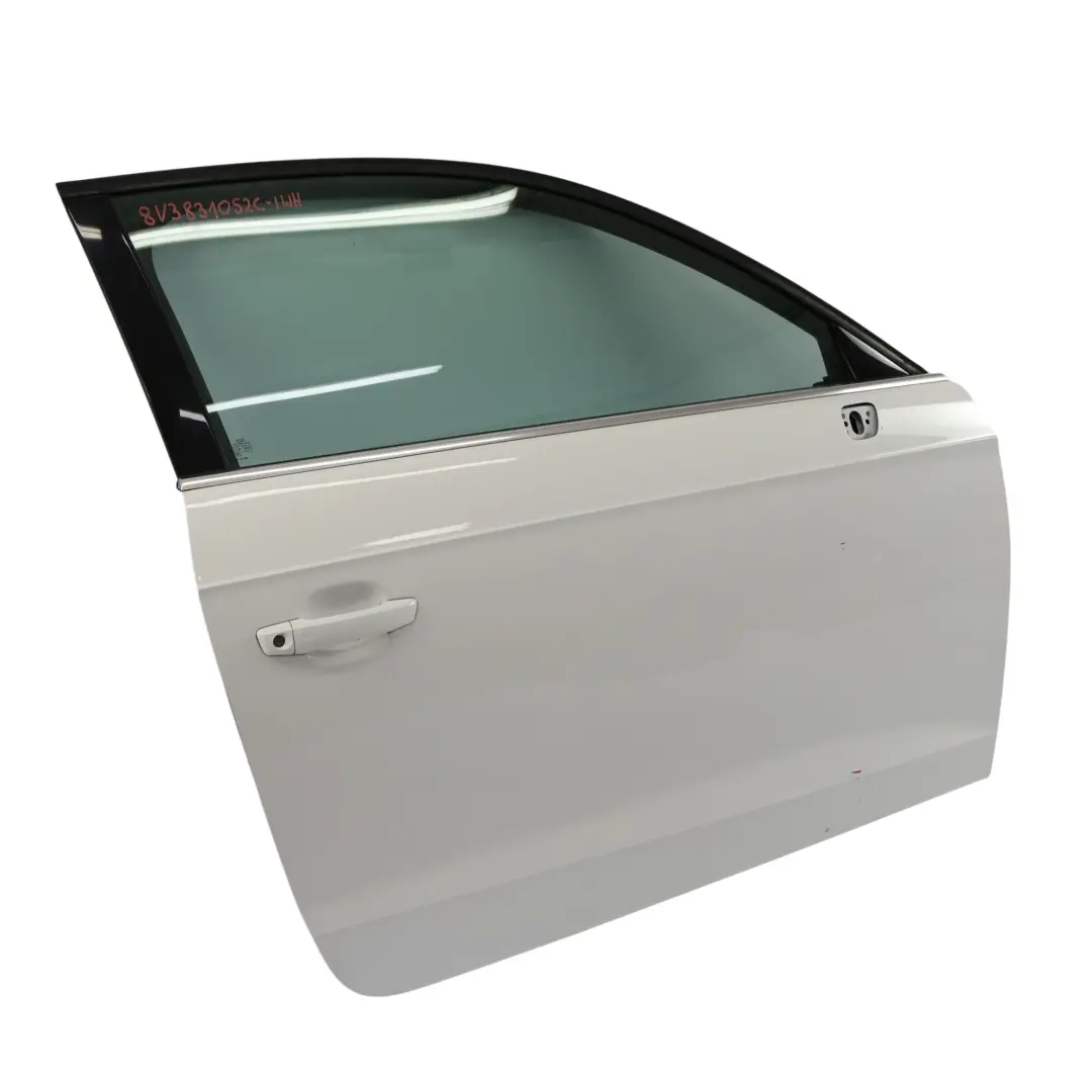 Audi A3 8V Door Front Right O/S 3-Door Variant Ibis White - Y9C - SKU 8V3831052C-IWH - Part number 8V3831052C