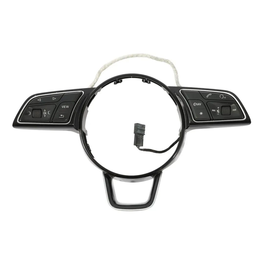 Steering Wheel Switches Multifunction Button Cover Trim to Audi A5 8T with Part number 8W0951523F Audi A5 8T Steering Wheel Switches Multifunction Button Cover Trim - SKU 8W0951523F-1 - Part number 8W0951523F