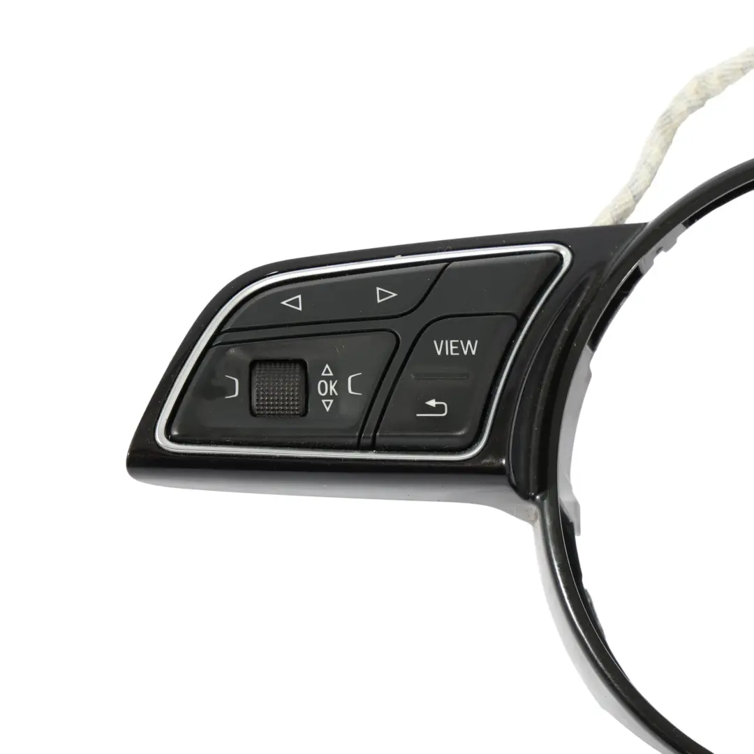 Steering Wheel Switches Multifunction Button Cover Trim to Audi A5 8T with Part number 8W0951523F Audi A5 8T Steering Wheel Switches Multifunction Button Cover Trim - SKU 8W0951523F-1 - Part number 8W0951523F