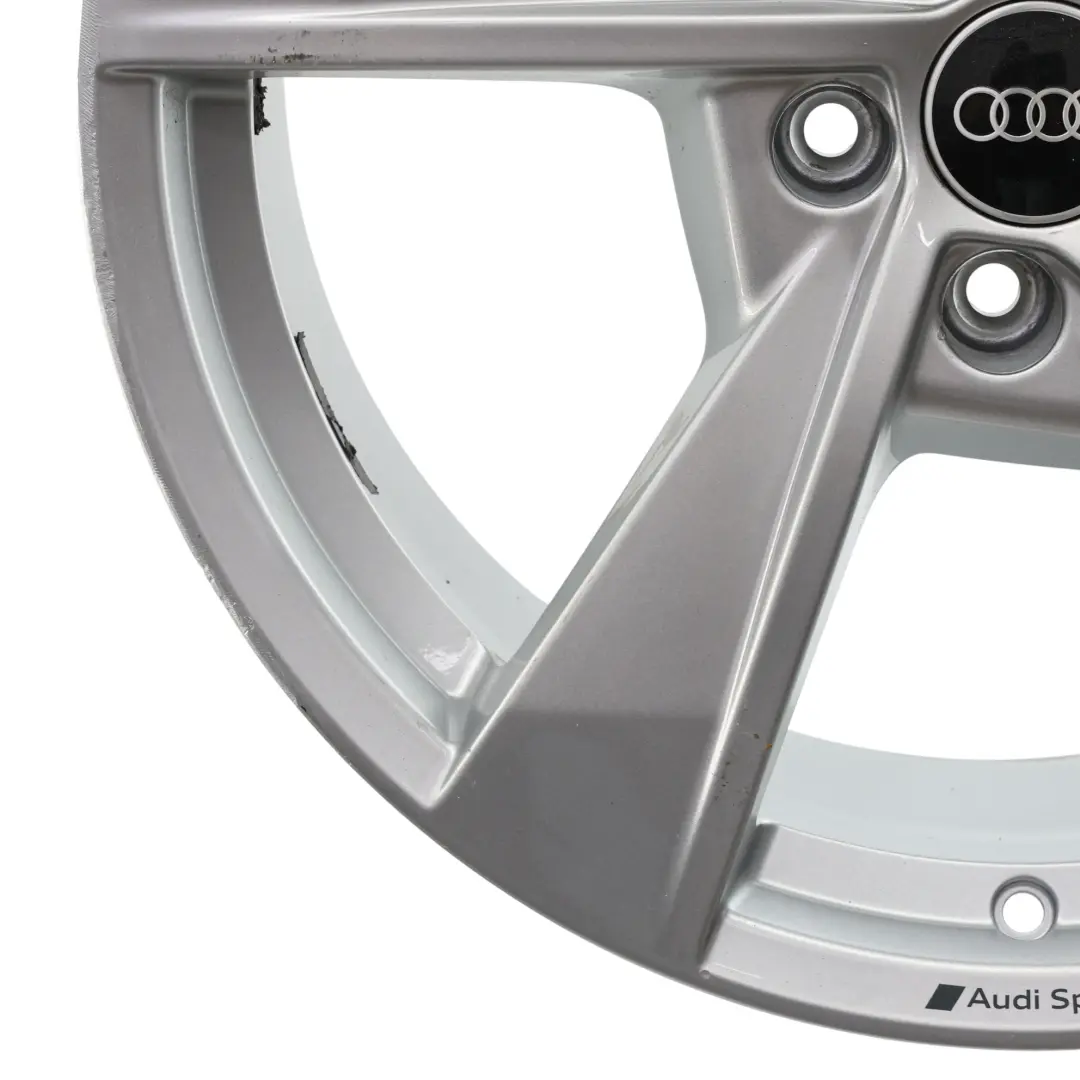 Audi A4 B9 Wheel Rim Alloy Silver 19" 8,5J ET:40 - SKU 8W0601025ES-3 - Part number 8W0601025ES