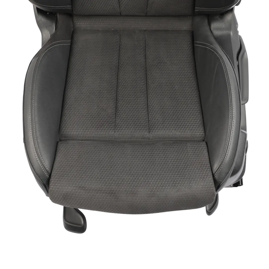 Audi A5 F5 Sport Front Seat S-Line Heated Alcantara Leather Black Grey Left N/S - SKU 8W0881805P-1 - Part number 8W0881805P