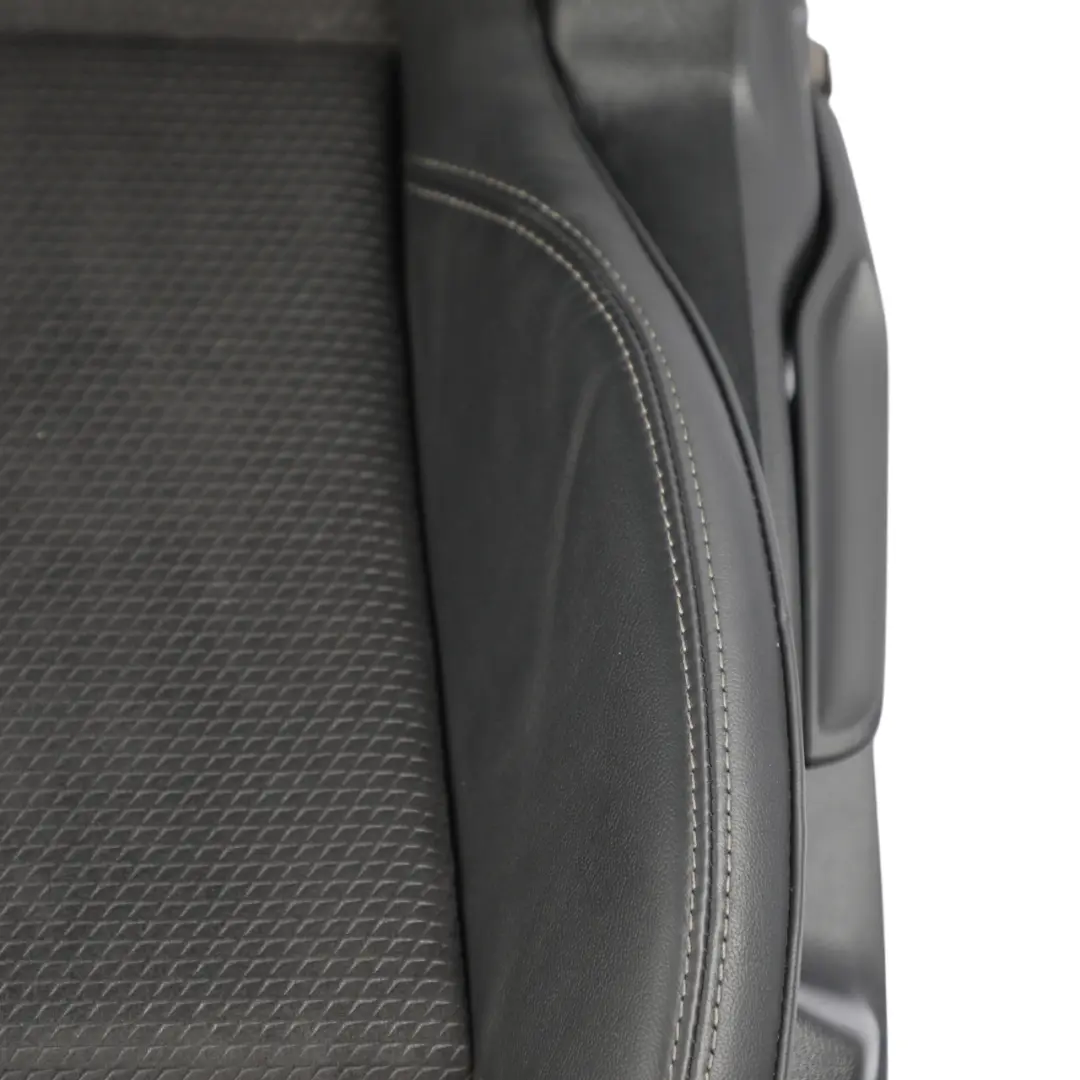 Front Seat S-Line Heated Alcantara Leather Black Grey Left N/S to Audi A5 F5 Sport with Part number 8W0881805P Audi A5 F5 Sport Front Seat S-Line Heated Alcantara Leather Black Grey Left N/S - SKU 8W0881805P-1 - Part number 8W0881805P