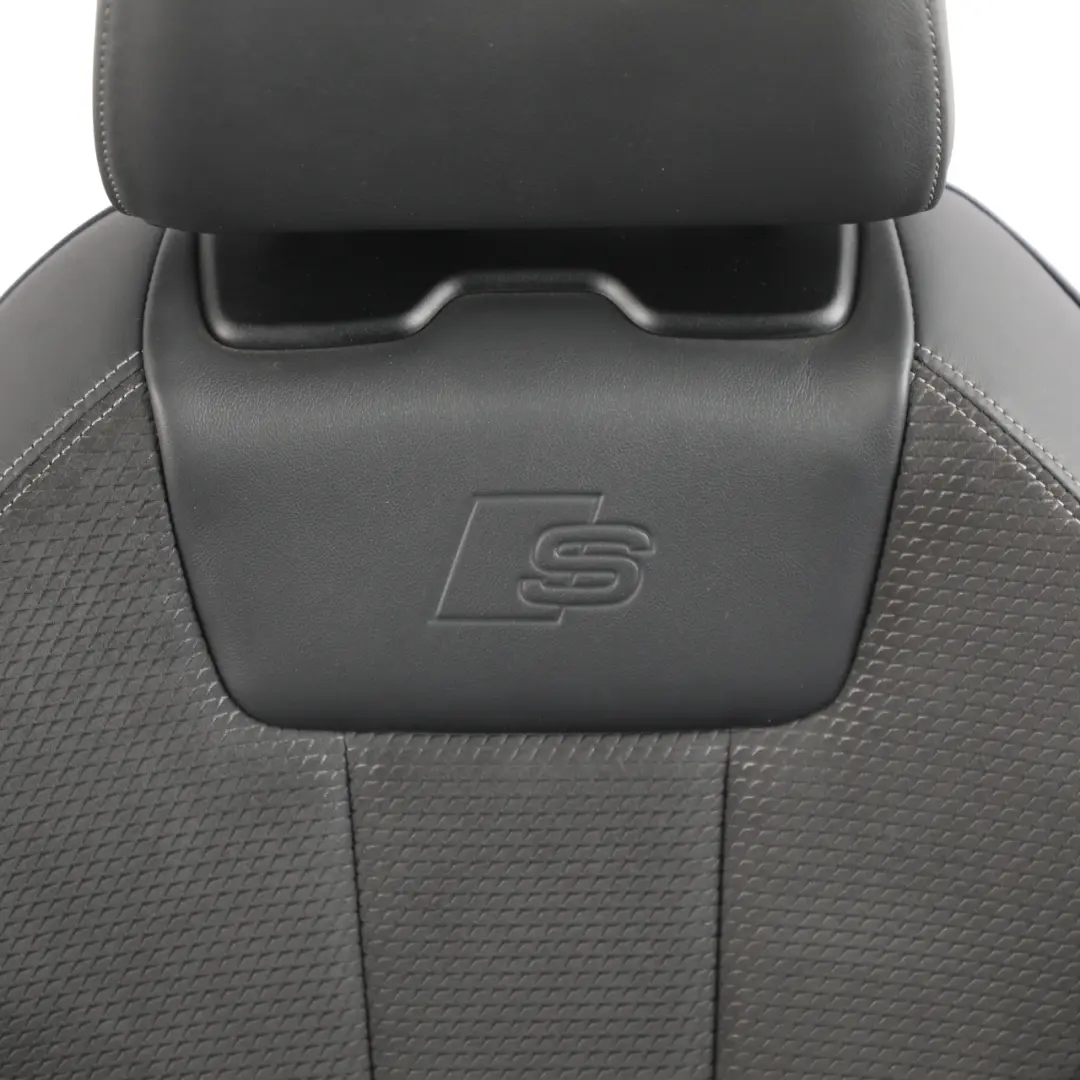 Front Seat S-Line Heated Alcantara Leather Black Grey Left N/S to Audi A5 F5 Sport with Part number 8W0881805P Audi A5 F5 Sport Front Seat S-Line Heated Alcantara Leather Black Grey Left N/S - SKU 8W0881805P-1 - Part number 8W0881805P