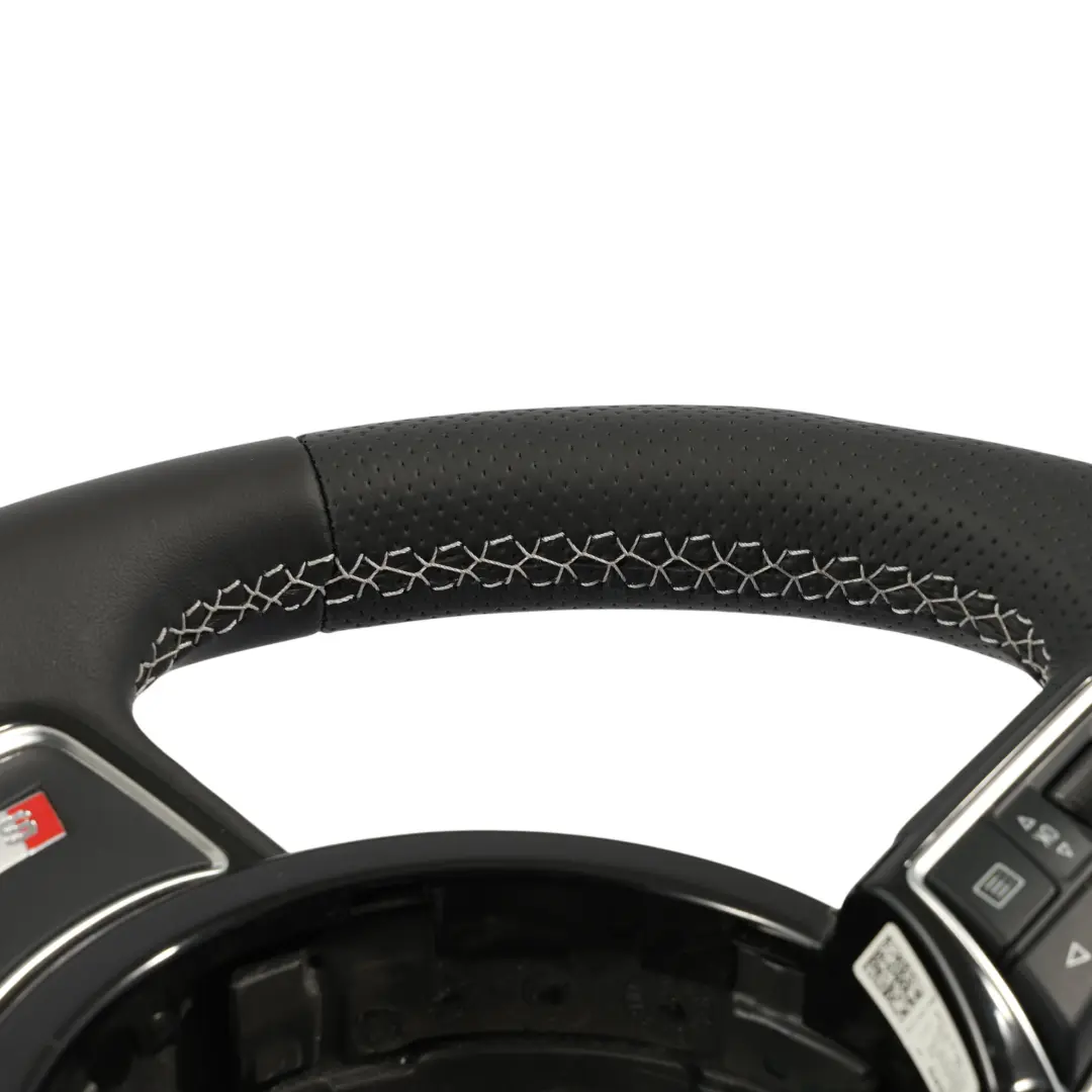 Leather Steering Wheel Multifunction to Audi A1 8X S-Line NEW Black with Part number 8X0419091L Audi A1 8X S-Line NEW Black Leather Steering Wheel Multifunction - SKU 8X0419091L-2 - Part number 8X0419091L